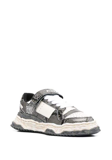 sneakers keith python printed uomo grigie e bianche MAISON MIHARA YASUHIRO | A14FW709GREY